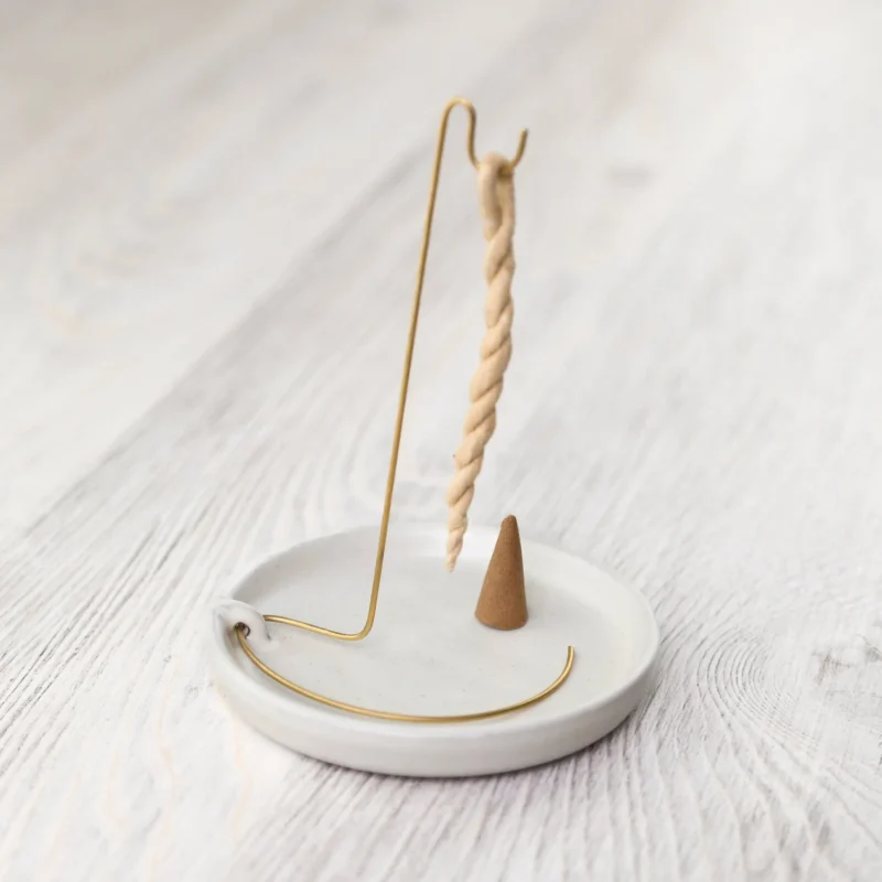 Ceramic Rope Incense Burner